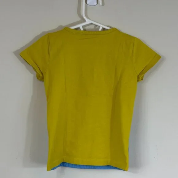 Mini Boden Dachshund Dog Surfing Applique T-shirt Top Girl's 4T Cotton - Picture 7 of 8